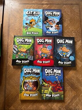 Dog Man & Cat Kid Books by Dav Pilkey